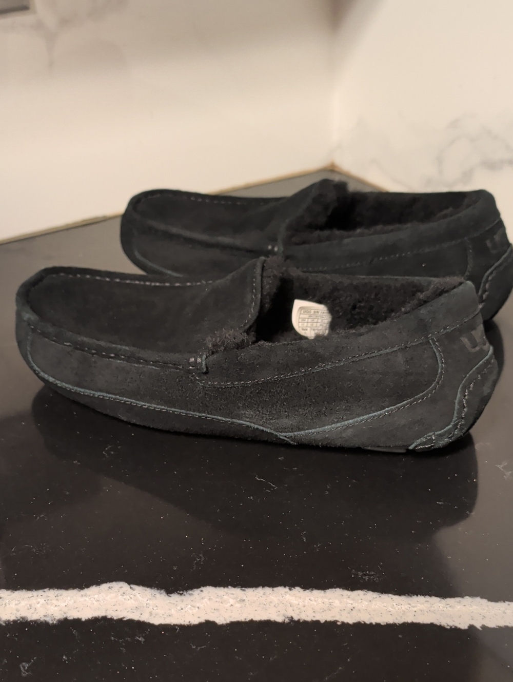UGG®Men's Ascot Suede Slip-On Moccasin Loafers Size 11 Used Excellent - Picture 6 of 10